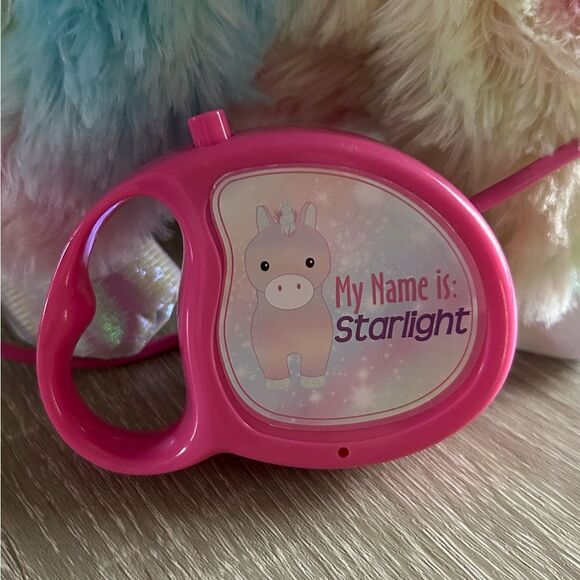 NWOT … CUDDLE BARN “Starlight” Colorful Intetactive Unicorn Plush Toy - Picture 3 of 4